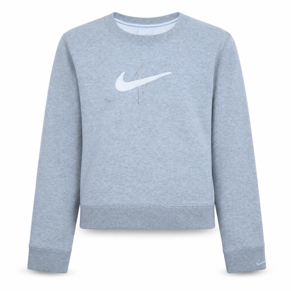 Nike Girls Grey Crew Neck Pullover Sweatshirt 12 Years