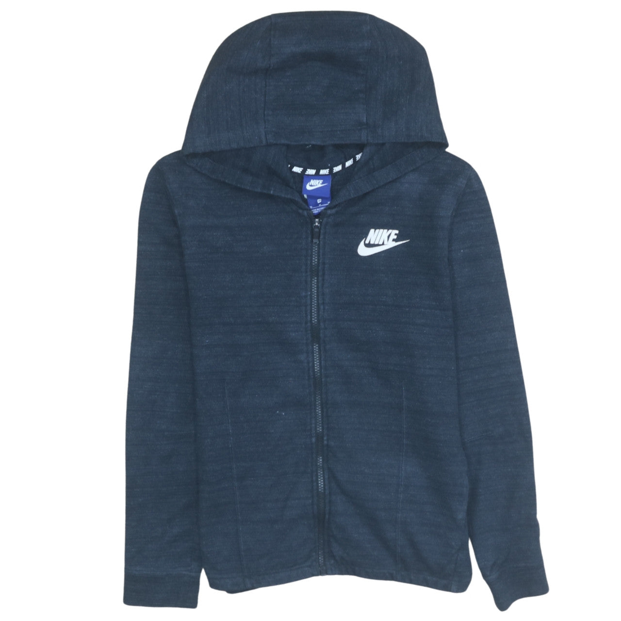 Nike Men's Black Full Zip Hoodie M Regular Fit Sweatshirt