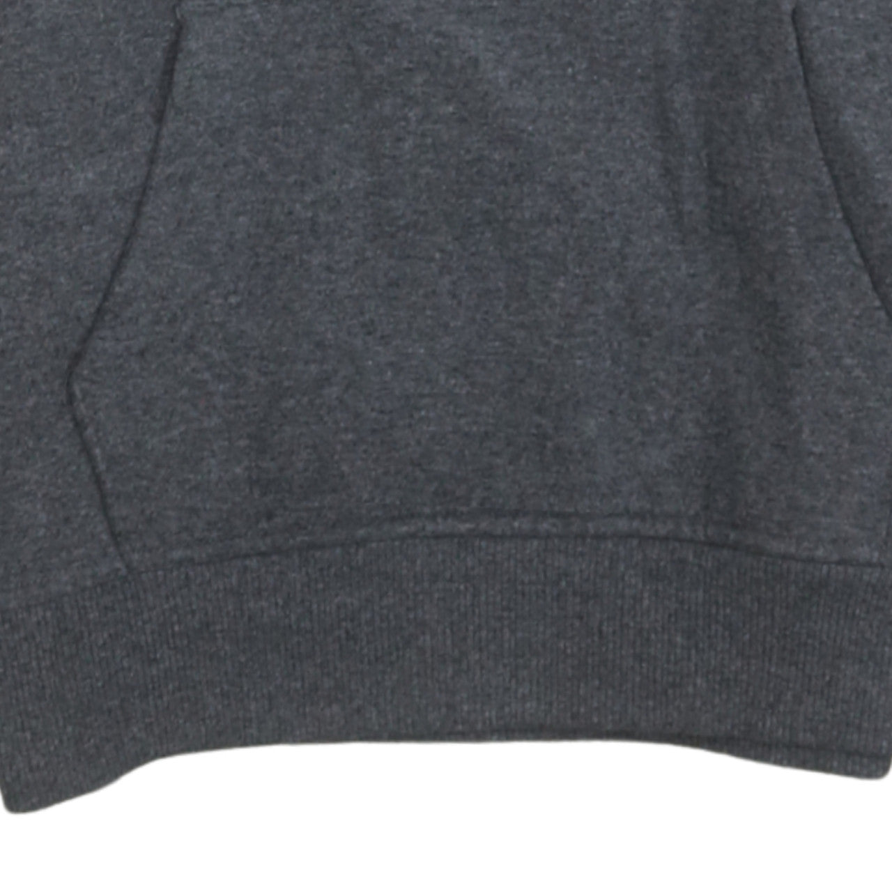 The North Face Boys Grey Pullover Hoodie L Logo Graphic Cotton Blend