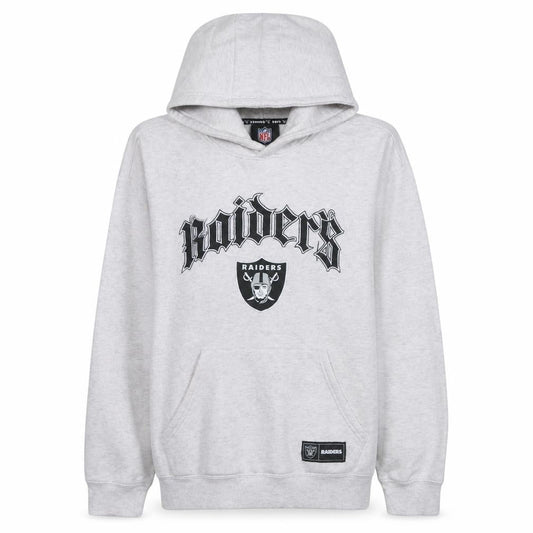 Primark NFL Raiders Grey Hooded Pullover Sweatshirt Women M