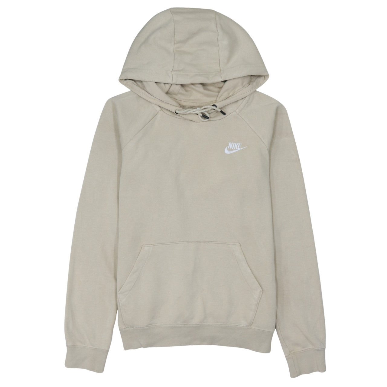 Nike Women’s Beige Pullover Hoodie Small Cotton Blend Casual