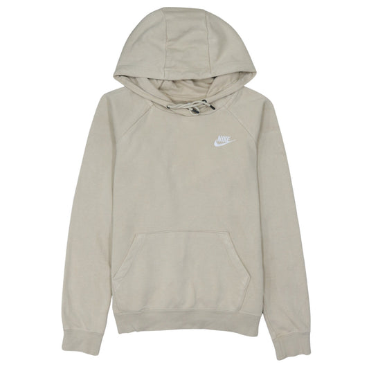 Nike Women’s Beige Pullover Hoodie Small Cotton Blend Casual