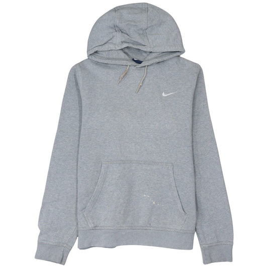 Nike Men's Grey Pullover Hoodie Size M Logo Sportswear