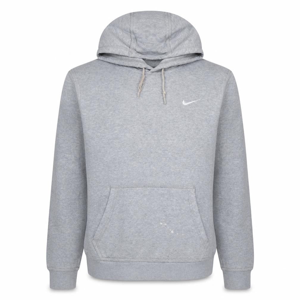 Nike Men's Grey Pullover Hoodie Size M Logo Sportswear