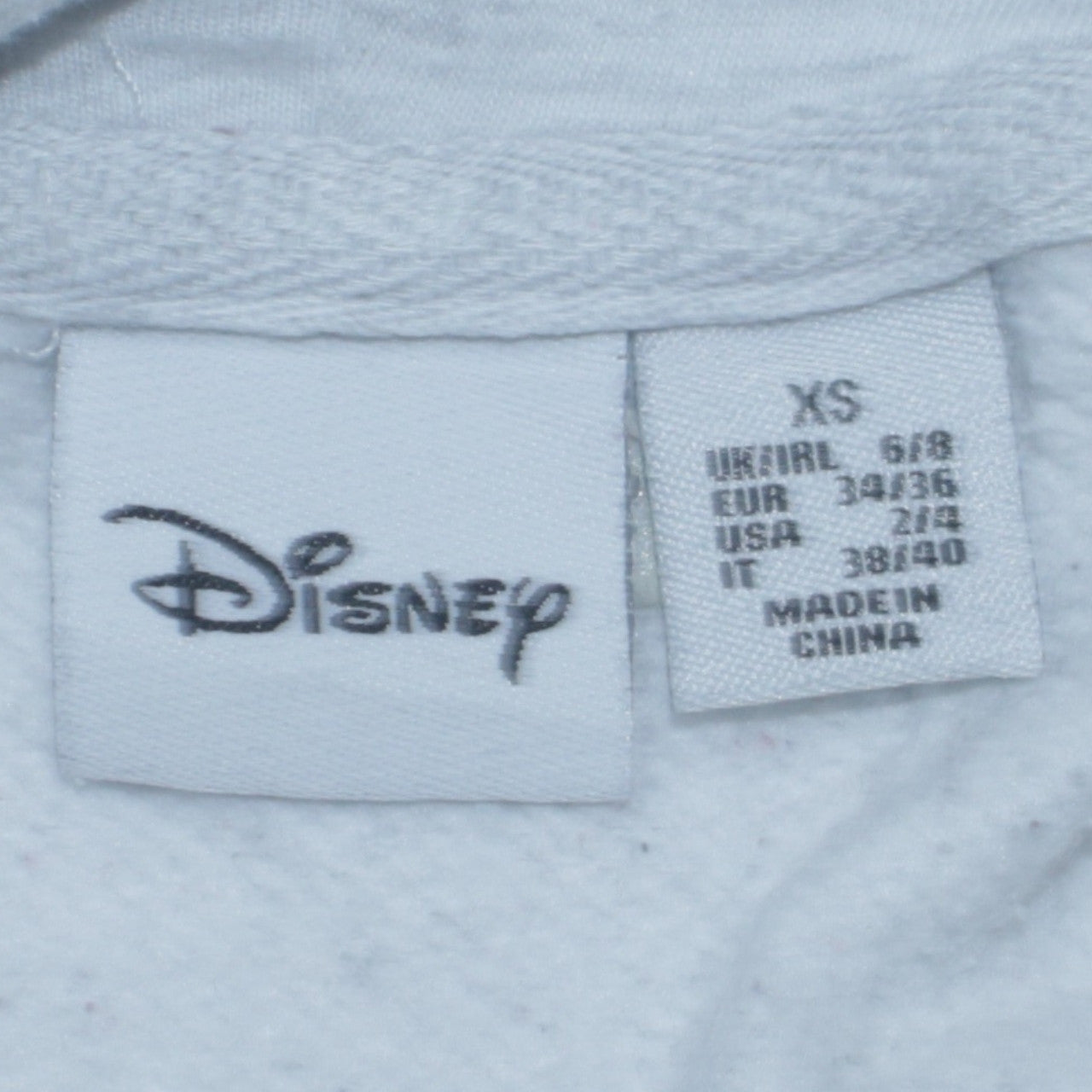 Disney Women's Grey XS Pullover Hoodie with Logo Print