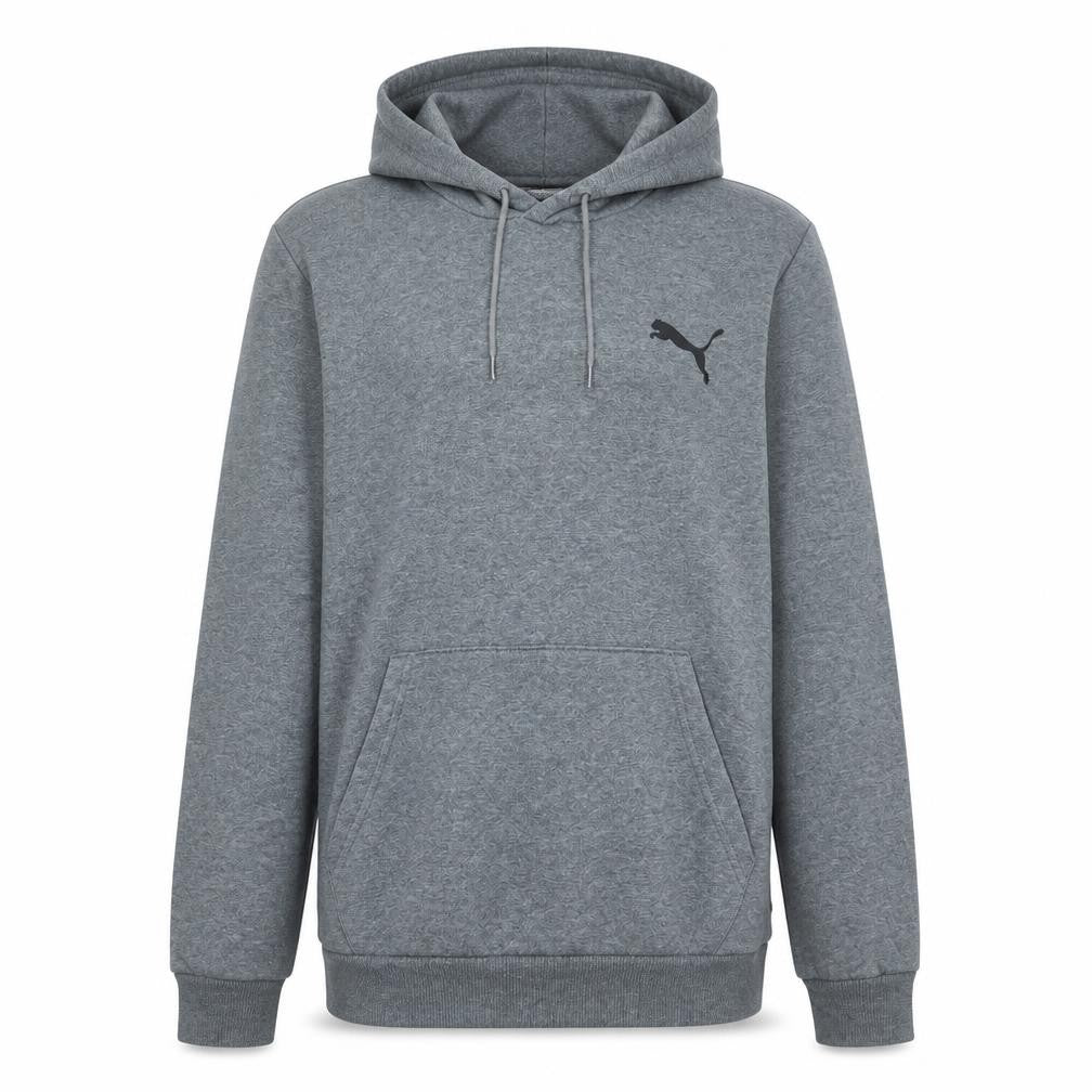 PUMA Boys Grey Pullover Hoodie Small Logo Hooded Sweatshirt Size S