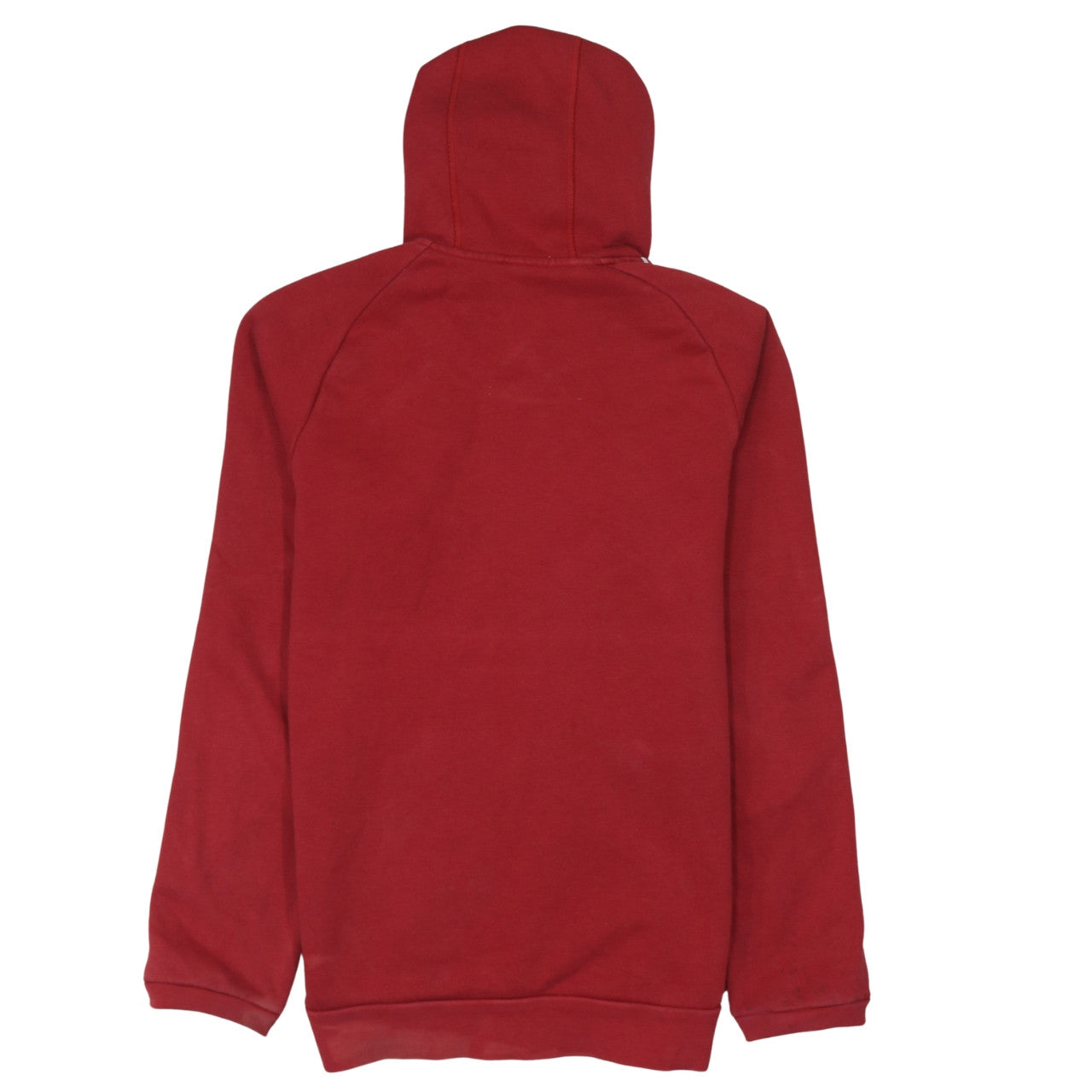 Adidas Men's Red Pullover Hoodie Small Cotton Blend Athletic Style
