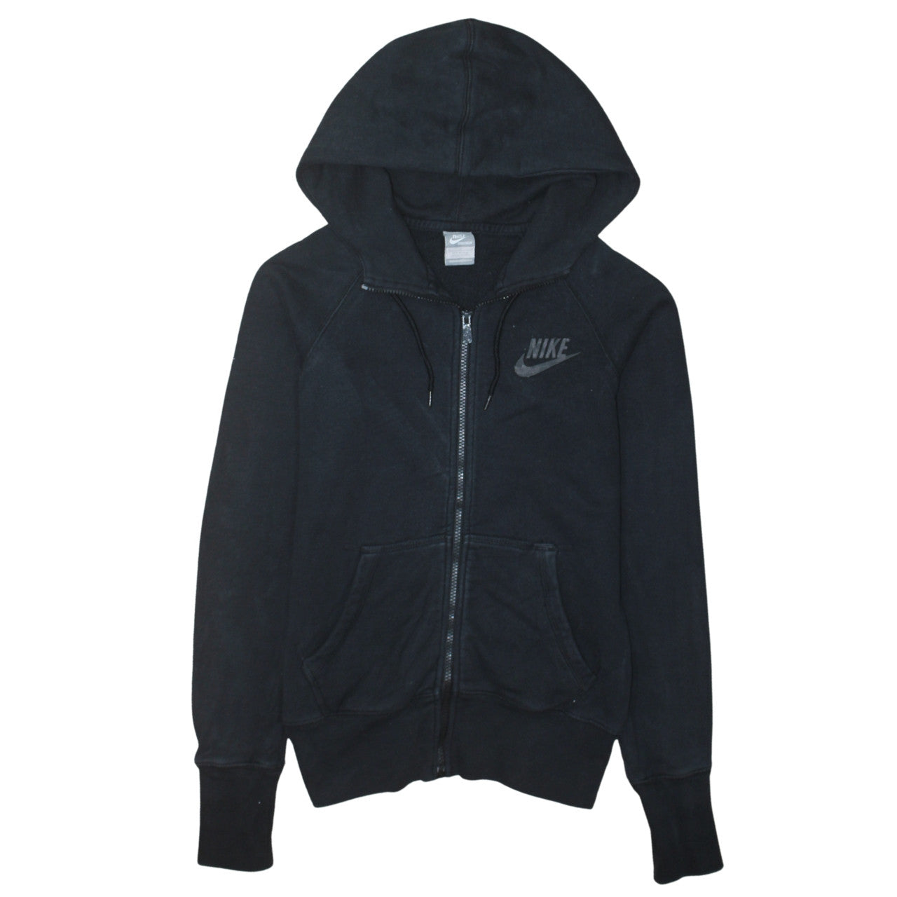Nike Men's Black Full Zip Hoodie M Sportswear Fleece