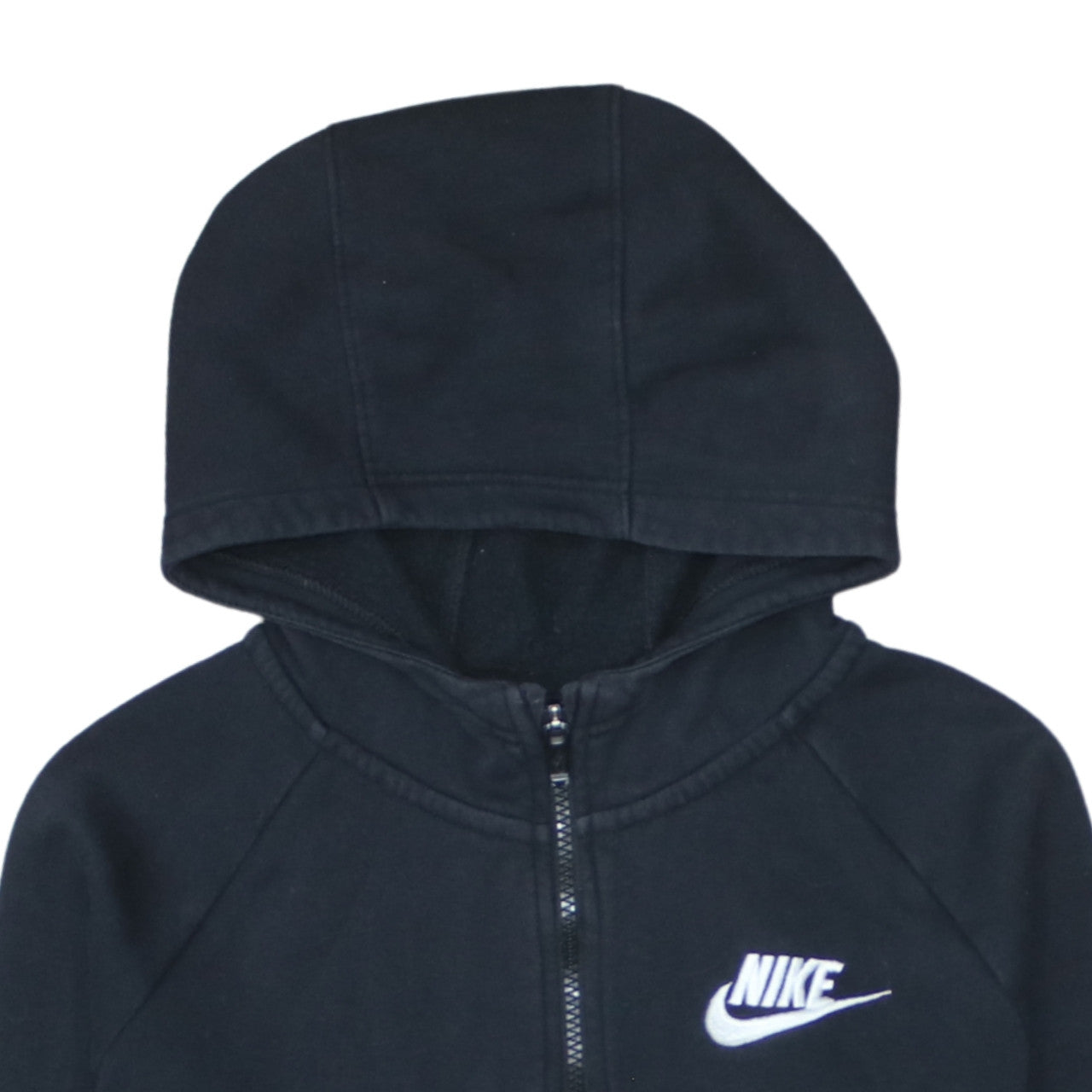Nike Boys Black Full Zip Hoodie XL 156-166cm Standard Fit Casual