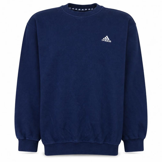 adidas Men's Blue Pullover Crew Neck Sweatshirt Size M