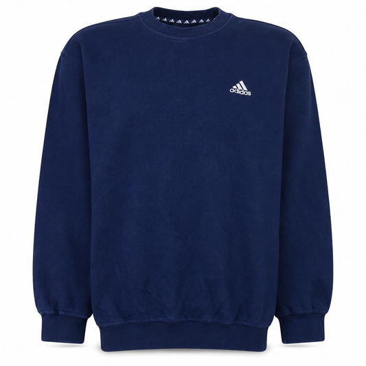 adidas Men's Blue Pullover Crew Neck Sweatshirt Size M