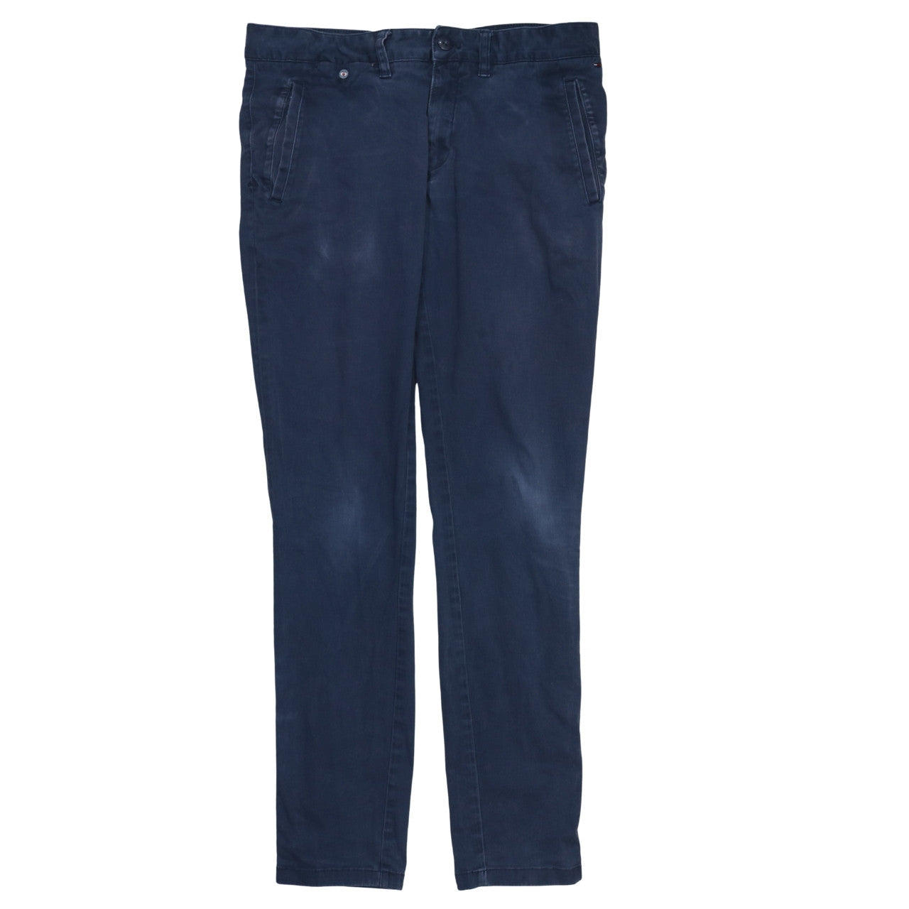 Tommy Jeans Men's Blue Chino Trousers 32x34 Slim Fit Cotton