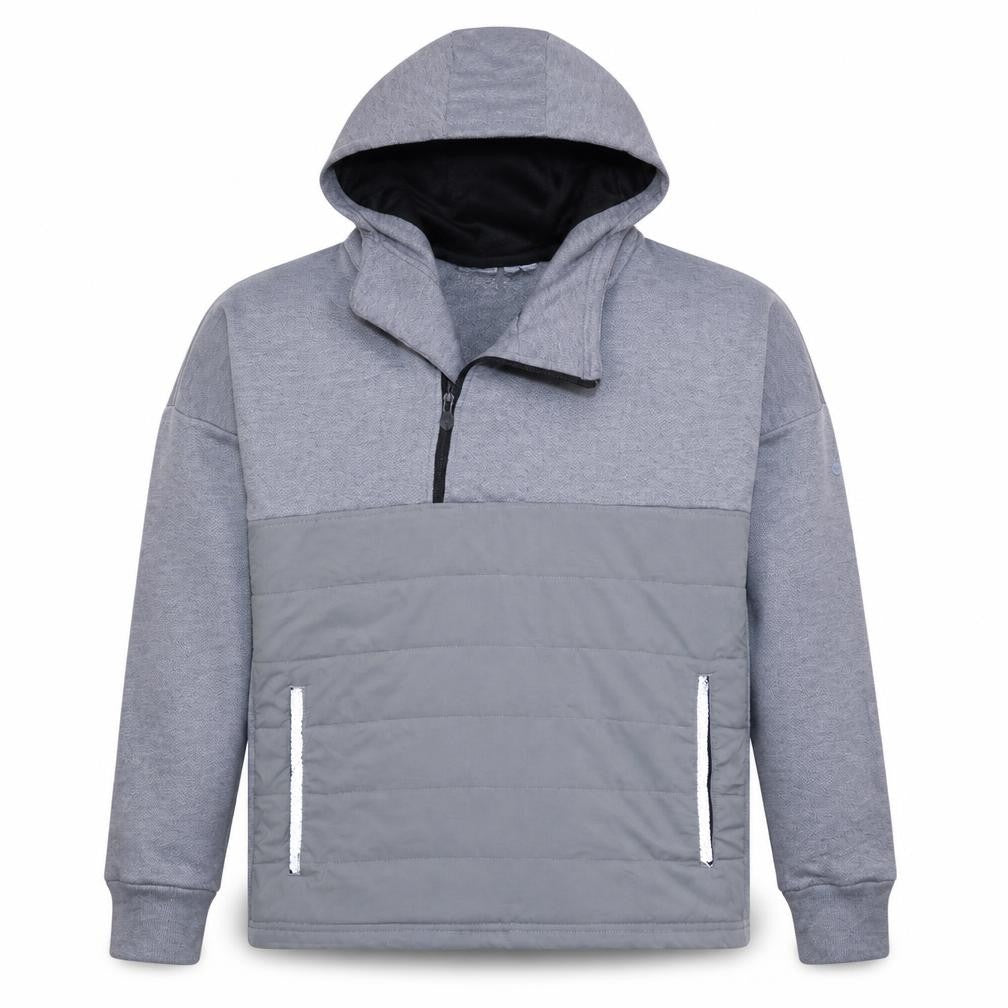 Adidas Boys Grey 13-14 Years Pullover Hoodie with Logo Design