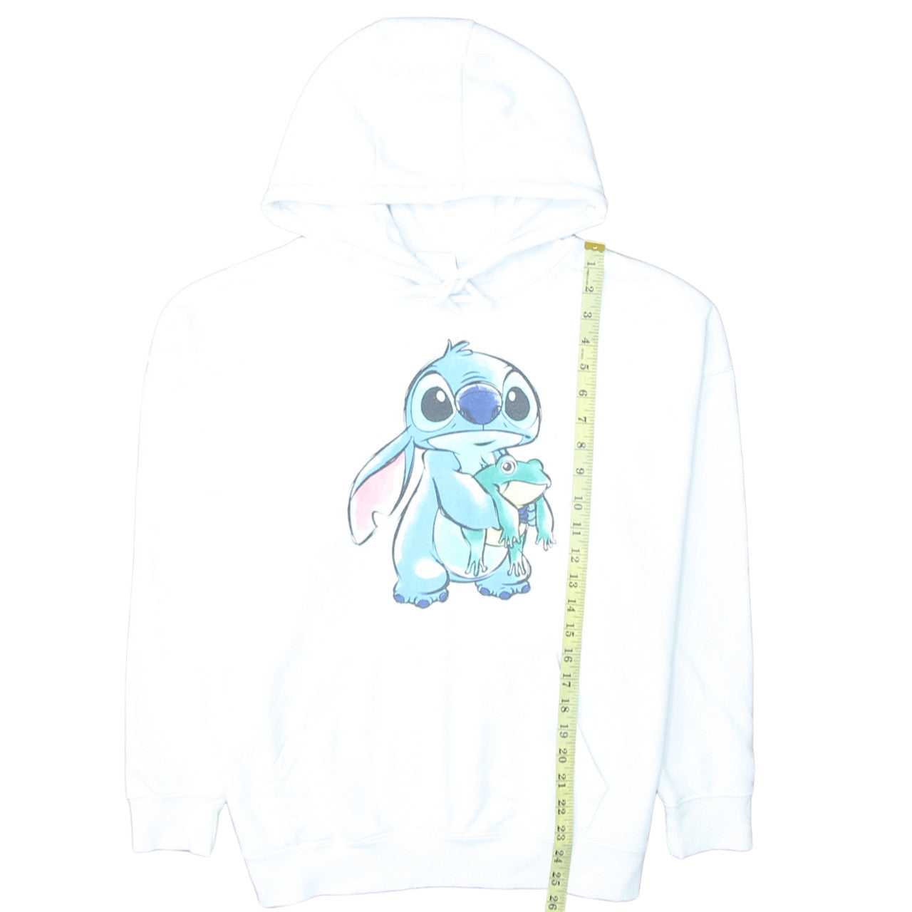 Primark Disney Stitch White Hoodie XS Women’s Pullover Sweatshirt