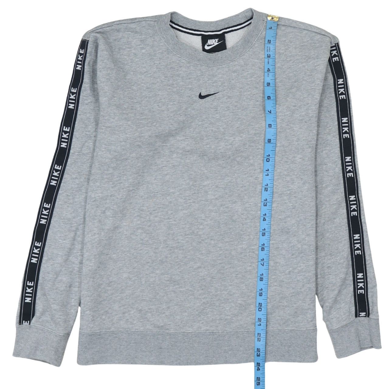 Nike Men's Grey XS Pullover Sweatshirt Crew Neck Logo Sportswear