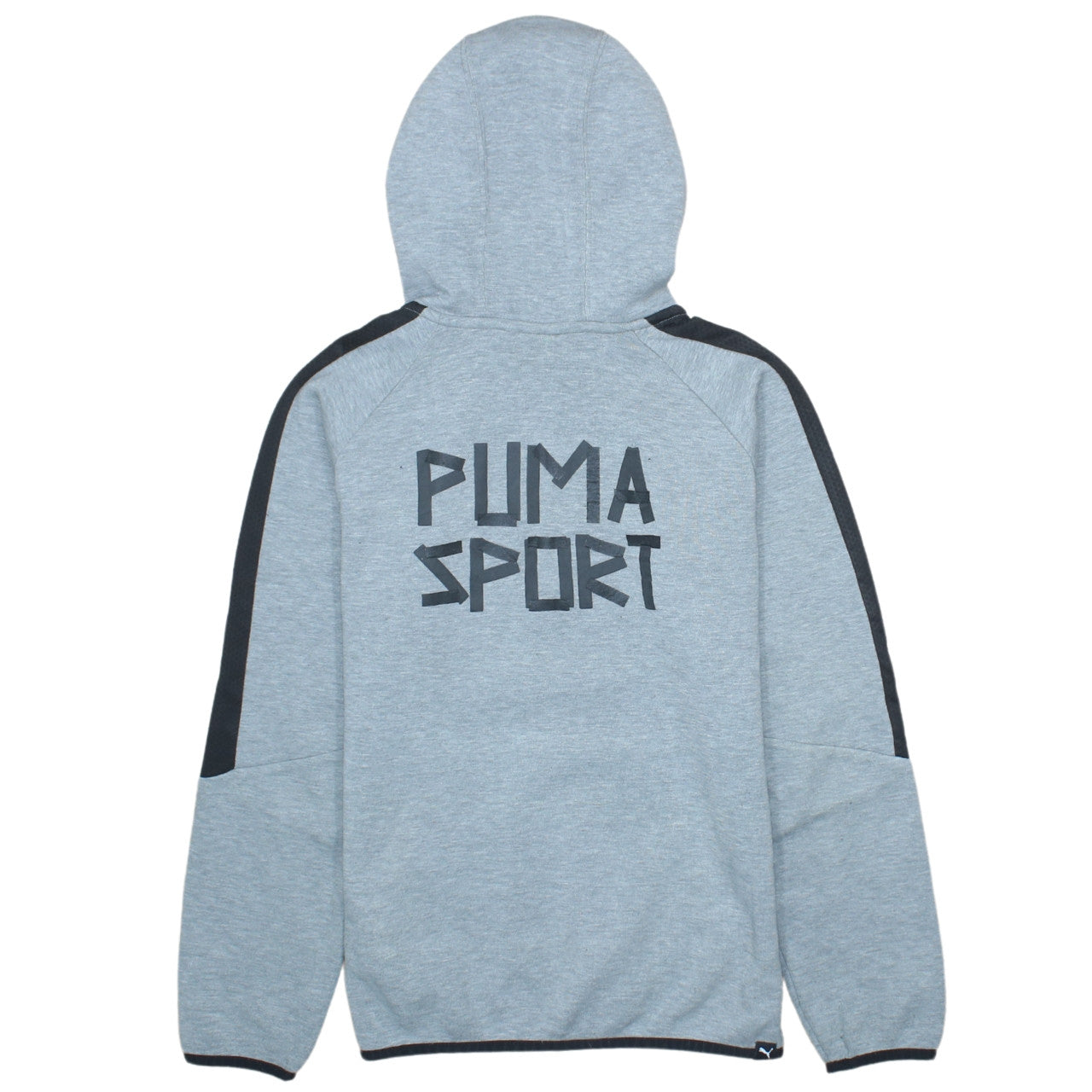 Puma Boys Grey 1/4 Zip Pullover Hoodie 13-14 Years Regular Fit