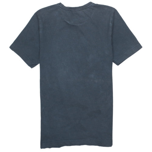 Adidas Boys Black Graphic Logo T-Shirt 11-12 Years Short Sleeve Cotton