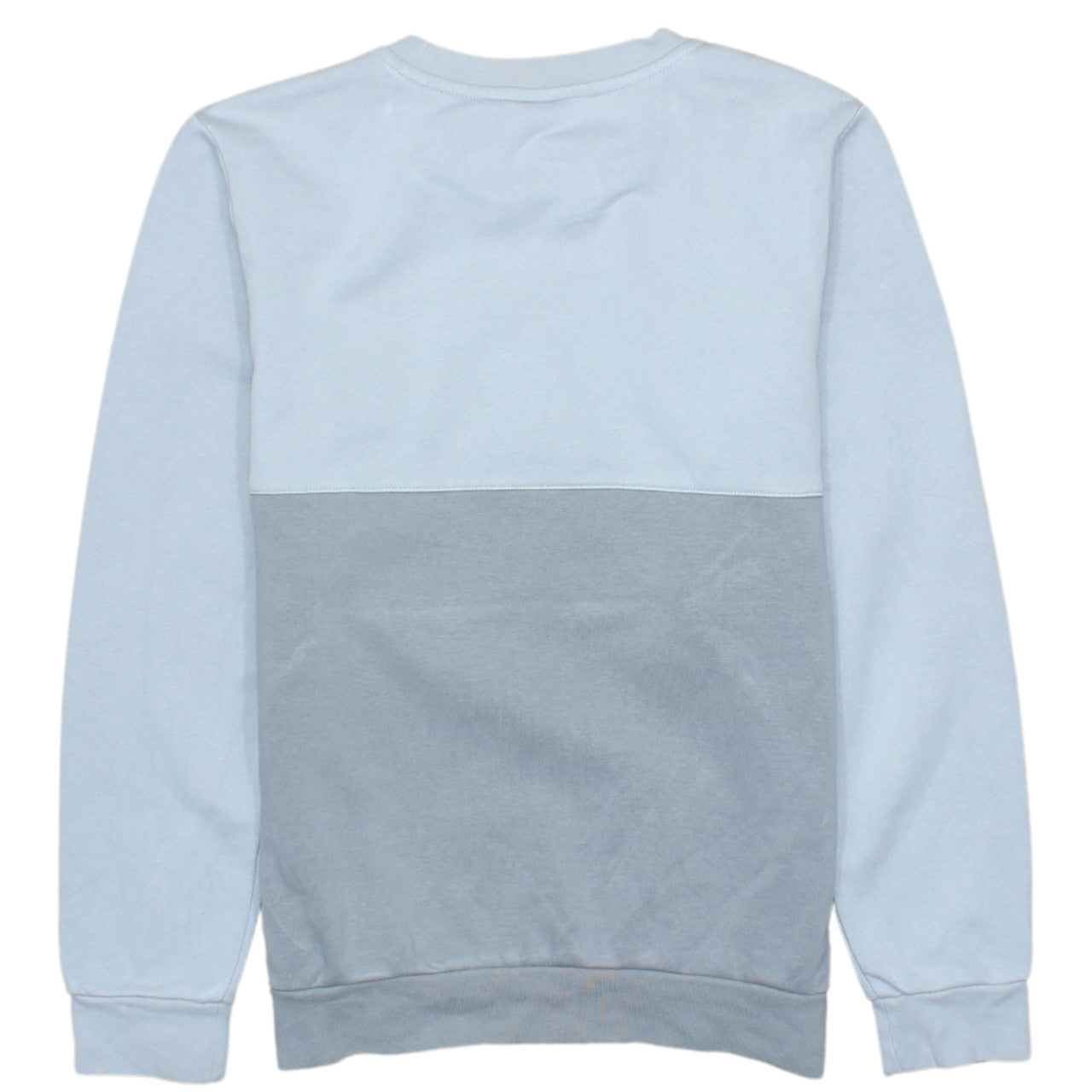 Adidas Boys Grey Colourblock Crew Neck Sweatshirt Size 11-12 Years