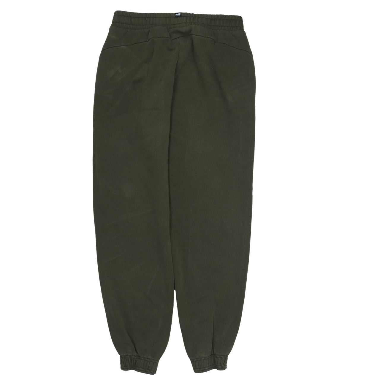 Puma Boys Green Jogger Sweatpants 15-16 Years Elastic Waist Pockets