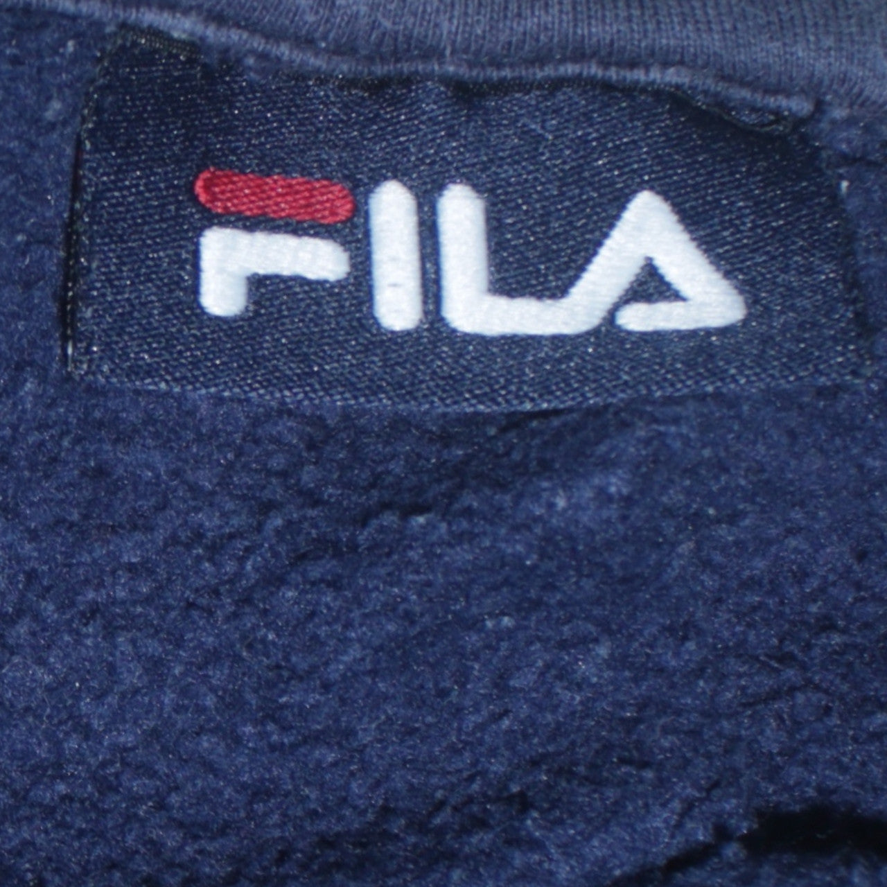Fila Men's Blue Full Zip Fleece Hoodie L Excellent Condition