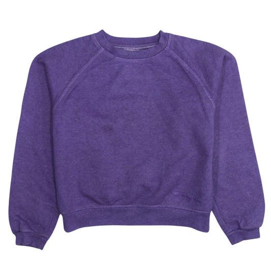 Champion Women's Purple Crew Neck Pullover Sweatshirt Size S