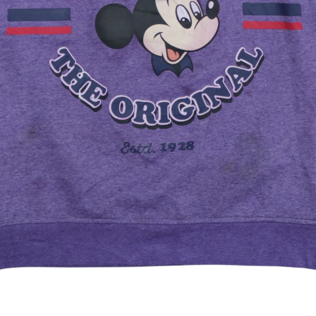 Disney Women Purple Mickey Mouse The Original XL Sweatshirt