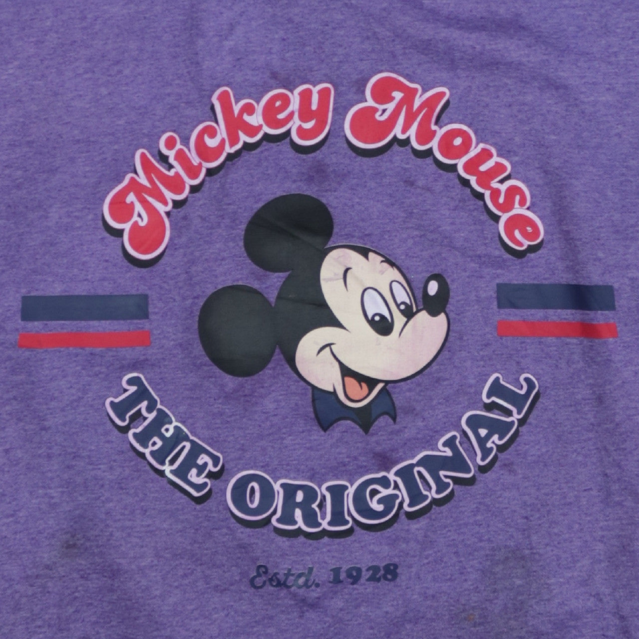 Disney Women Purple Mickey Mouse The Original XL Sweatshirt