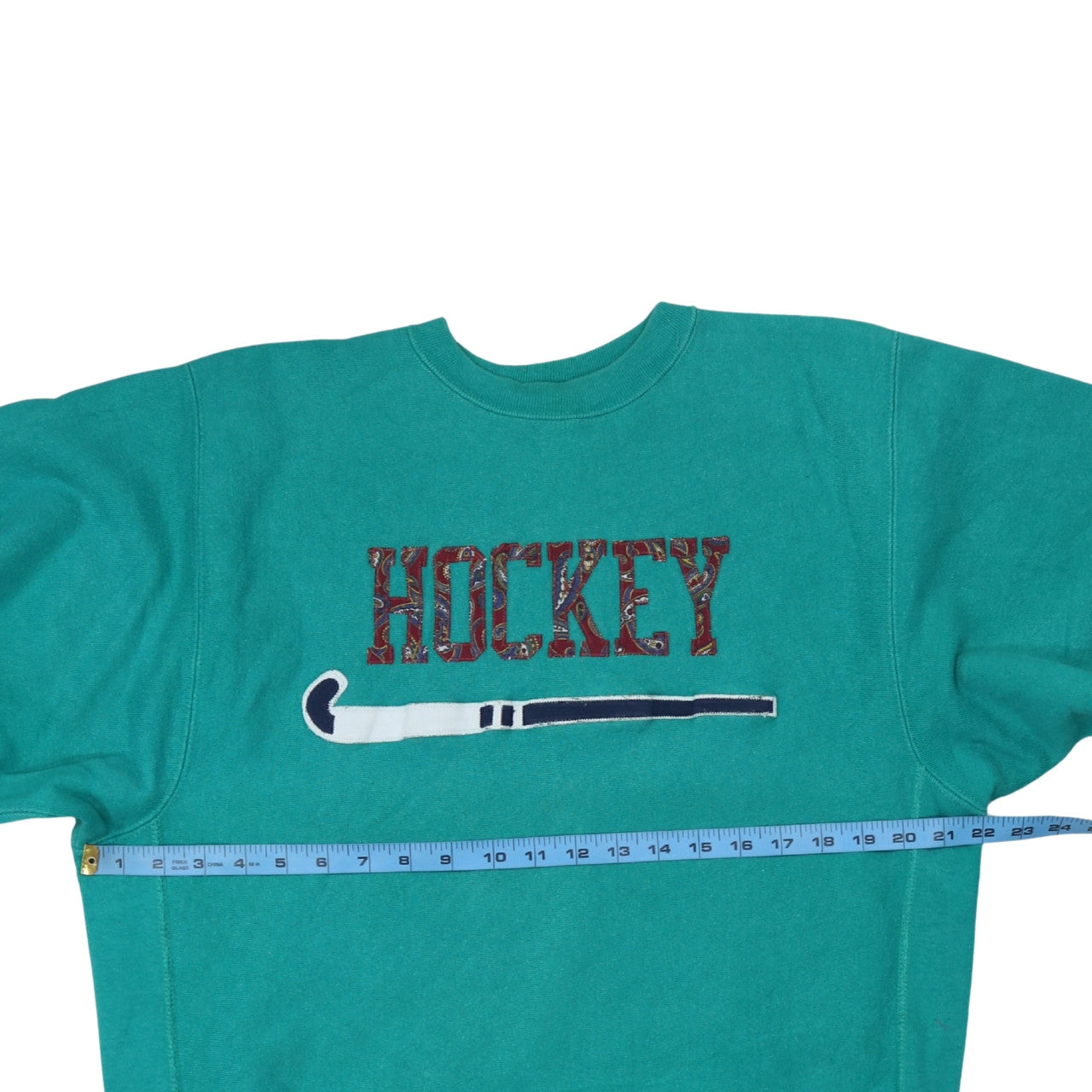 Champion Men's Green XL Reverse Weave Hockey Graphic Sweatshirt