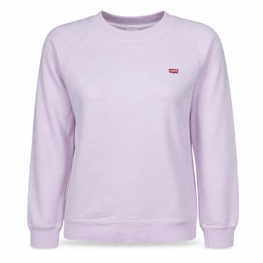 Levi's Womens Pink XXS Crew Neck Pullover Sweatshirt