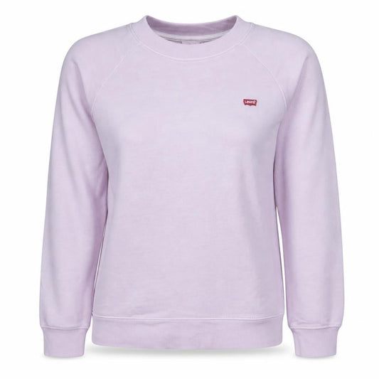 Levi's Womens Pink XXS Crew Neck Pullover Sweatshirt