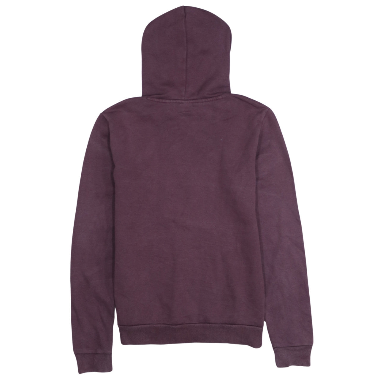 Puma Women's Burgundy Pullover Hoodie Size 10 Logo Cotton Blend
