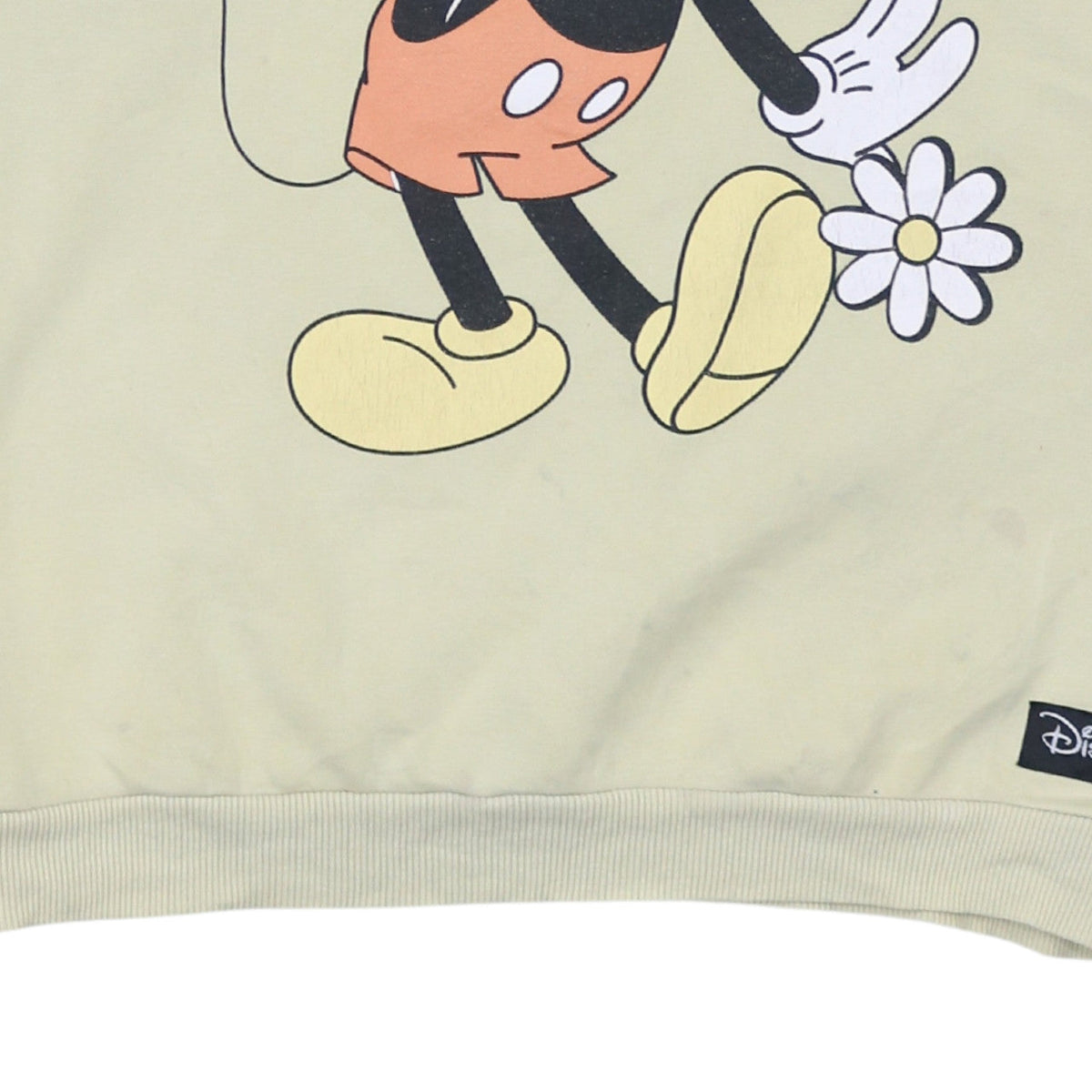 Disney Girls Beige Mickey Mouse Pullover Hoodie 13-14 Years