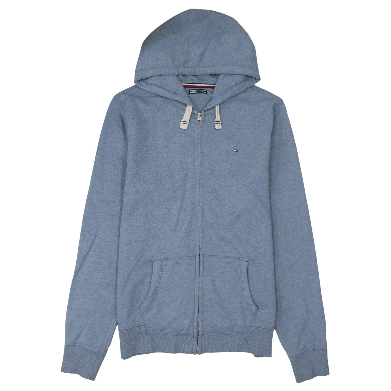 Tommy Hilfiger Men's Blue Full Zip Hoodie XL Classic Style