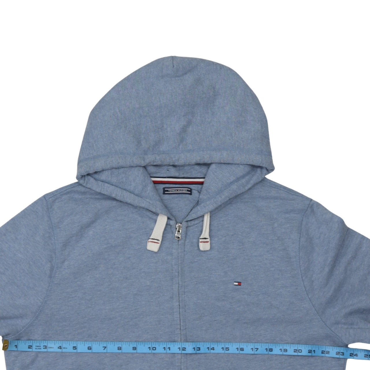 Tommy Hilfiger Men's Blue Full Zip Hoodie XL Classic Style