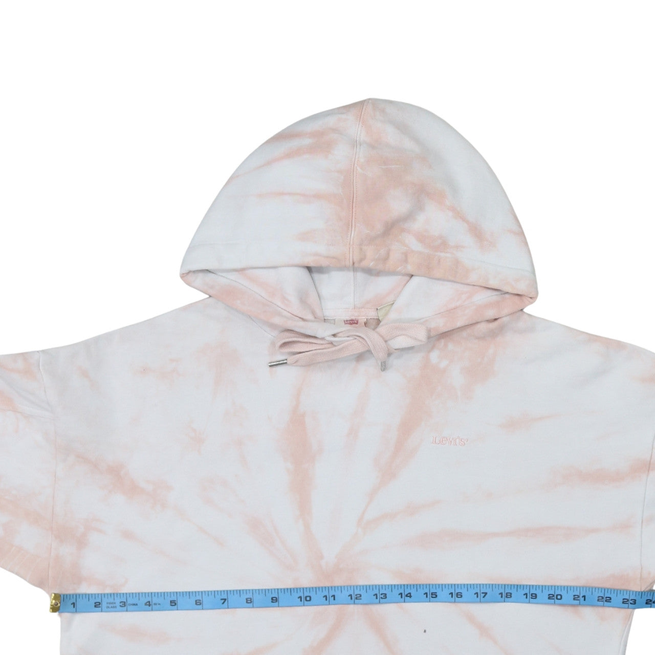 Levi's Men's Beige Tie Dye Pullover Hoodie Size S Regular Fit