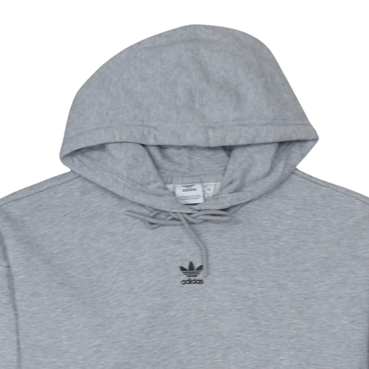 Adidas Womens Grey Size 12 Pullover Hoodie with Logo Sleeve Print