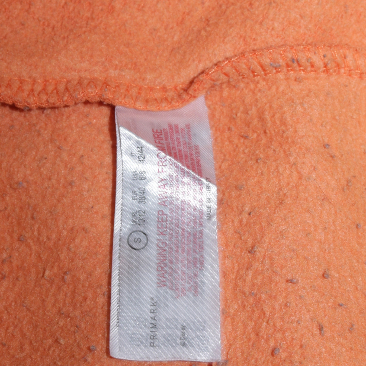 Disney Women’s Orange Mickey Mouse Pullover Sweatshirt Size S 10/12