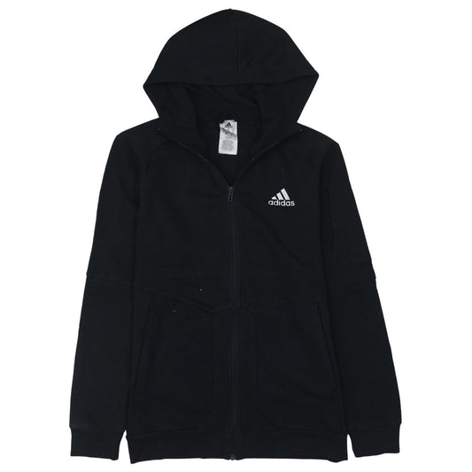 Adidas Men's Black Full Zip Hoodie Size S Sportswear