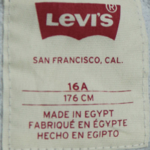 Levi's Boys Grey Sweatshirt 16 Years Crew Neck Logo Pullover