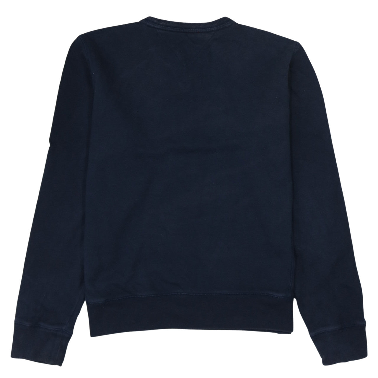 Tommy Hilfiger Men's Blue Cotton Crew Neck Pullover Sweatshirt L