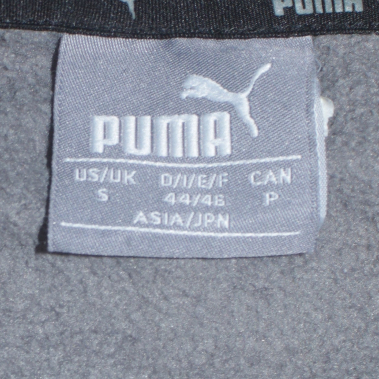 Puma Men's Grey Pullover Hoodie S Regular Fit Logo Sportswear