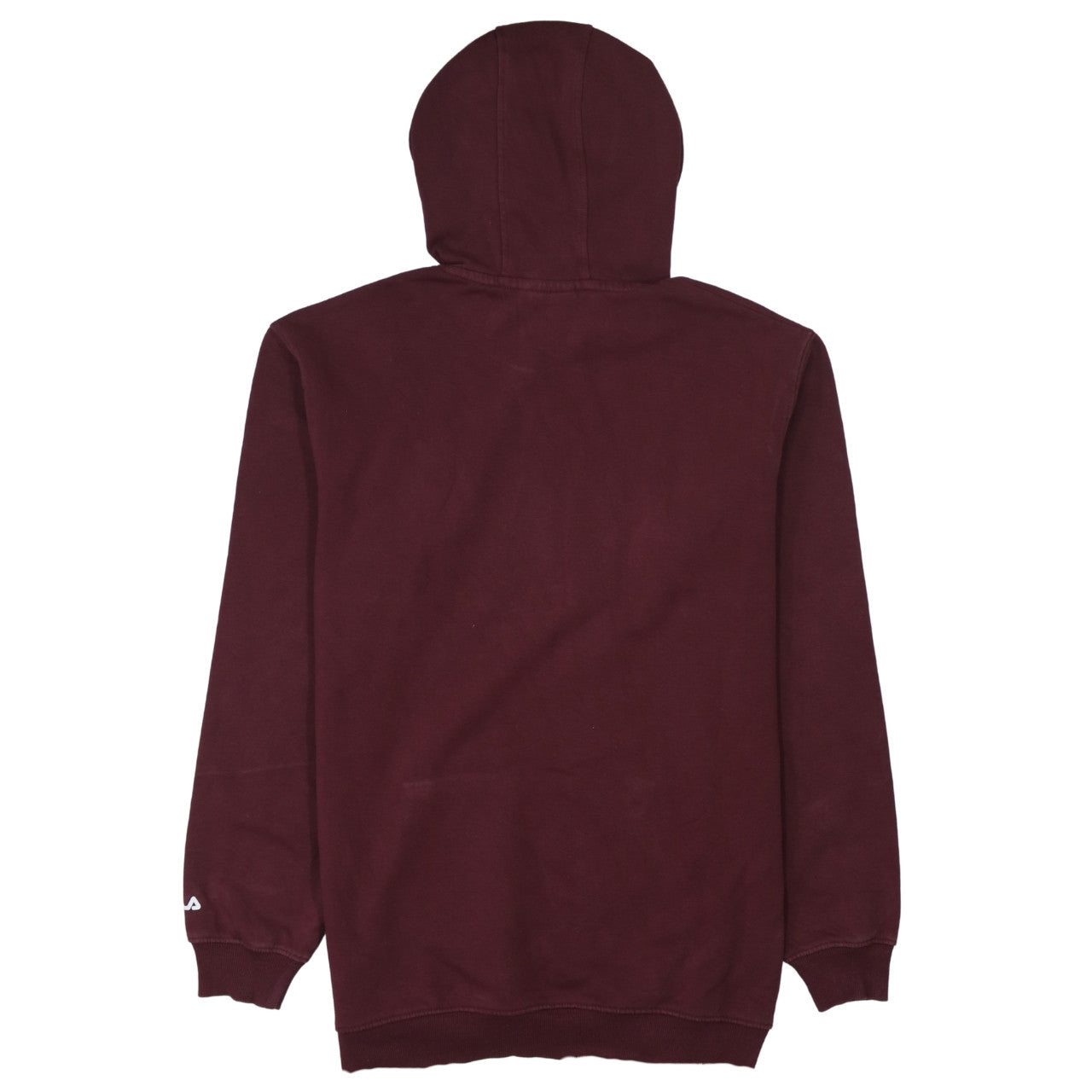 Fila Men's Red Pullover Hoodie Size S Logo Graphic Sportswear