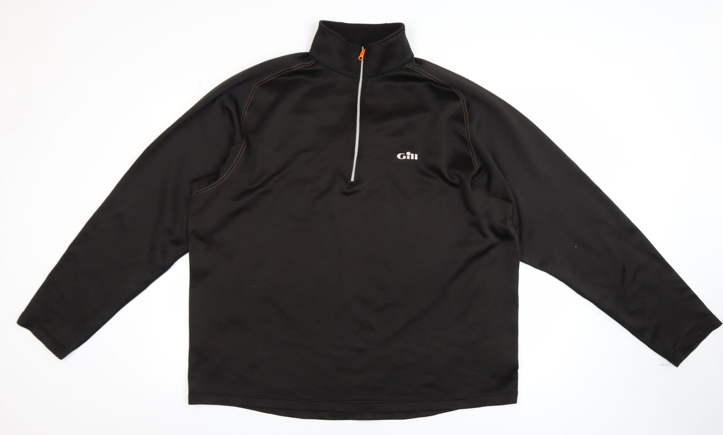 Gill Men's Black XXL 1/4 Zip Lightweight Pullover Sweatshirt