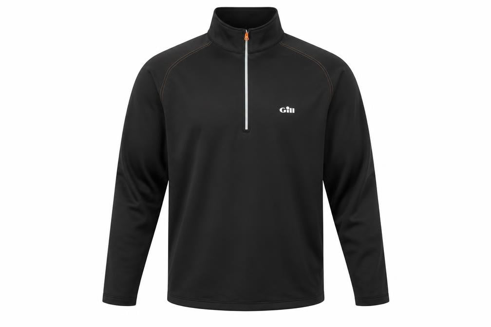 Gill Men's Black XXL 1/4 Zip Lightweight Pullover Sweatshirt