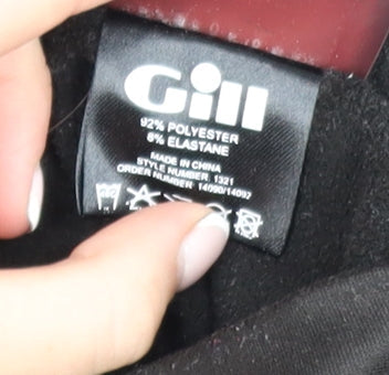 Gill Men's Black XXL 1/4 Zip Lightweight Pullover Sweatshirt