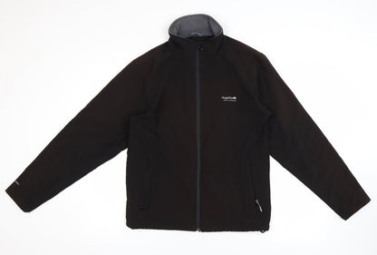 Regatta Men’s Black Softshell Jacket S 38in Windproof Water Resistant