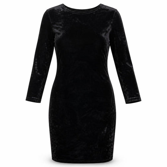 Miss Selfridge Women’s Black Velvet Bodycon Dress Size 10