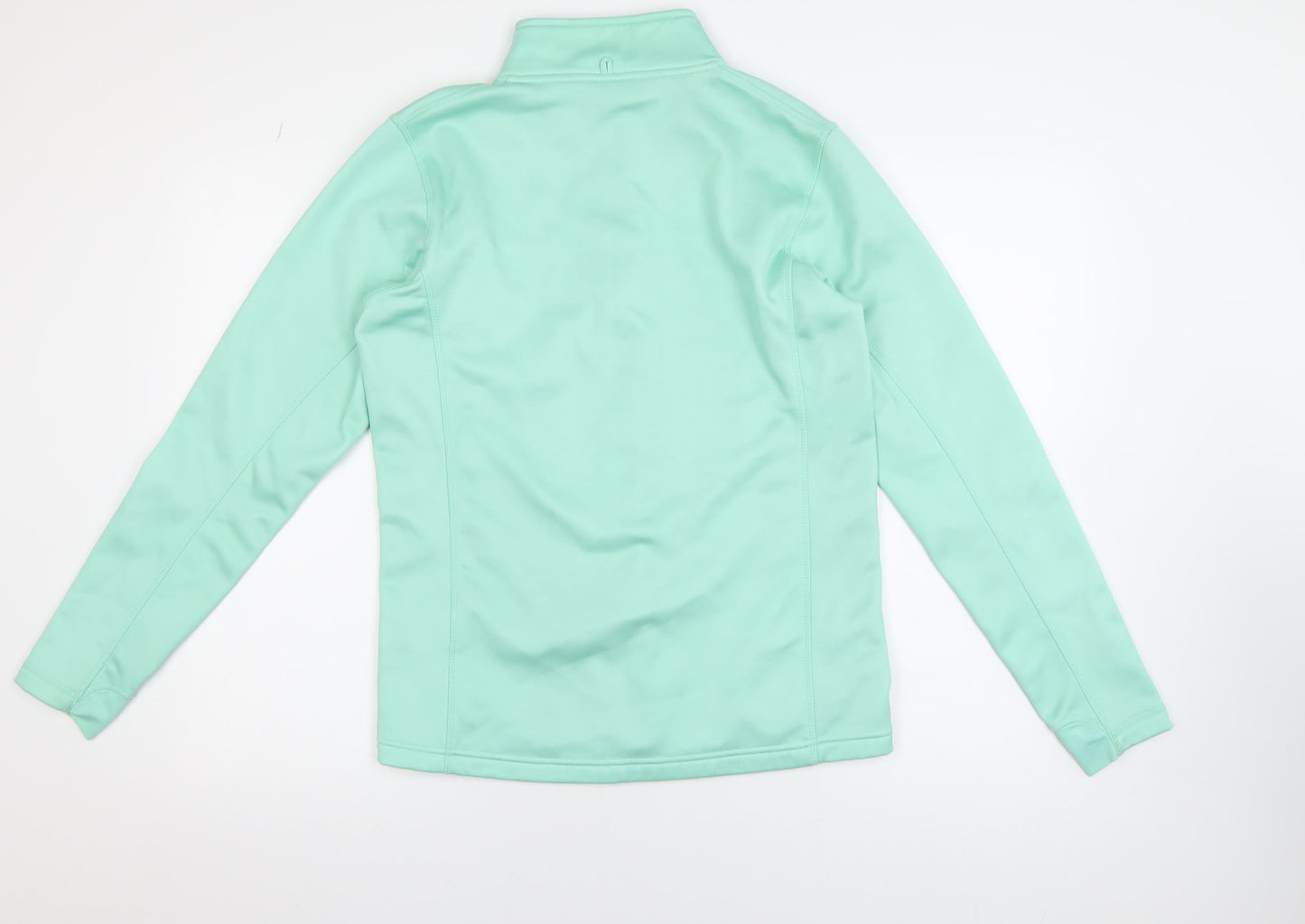 The Edge Women’s Green Soft Shell Jacket Size 14 Full Zip Lightweight