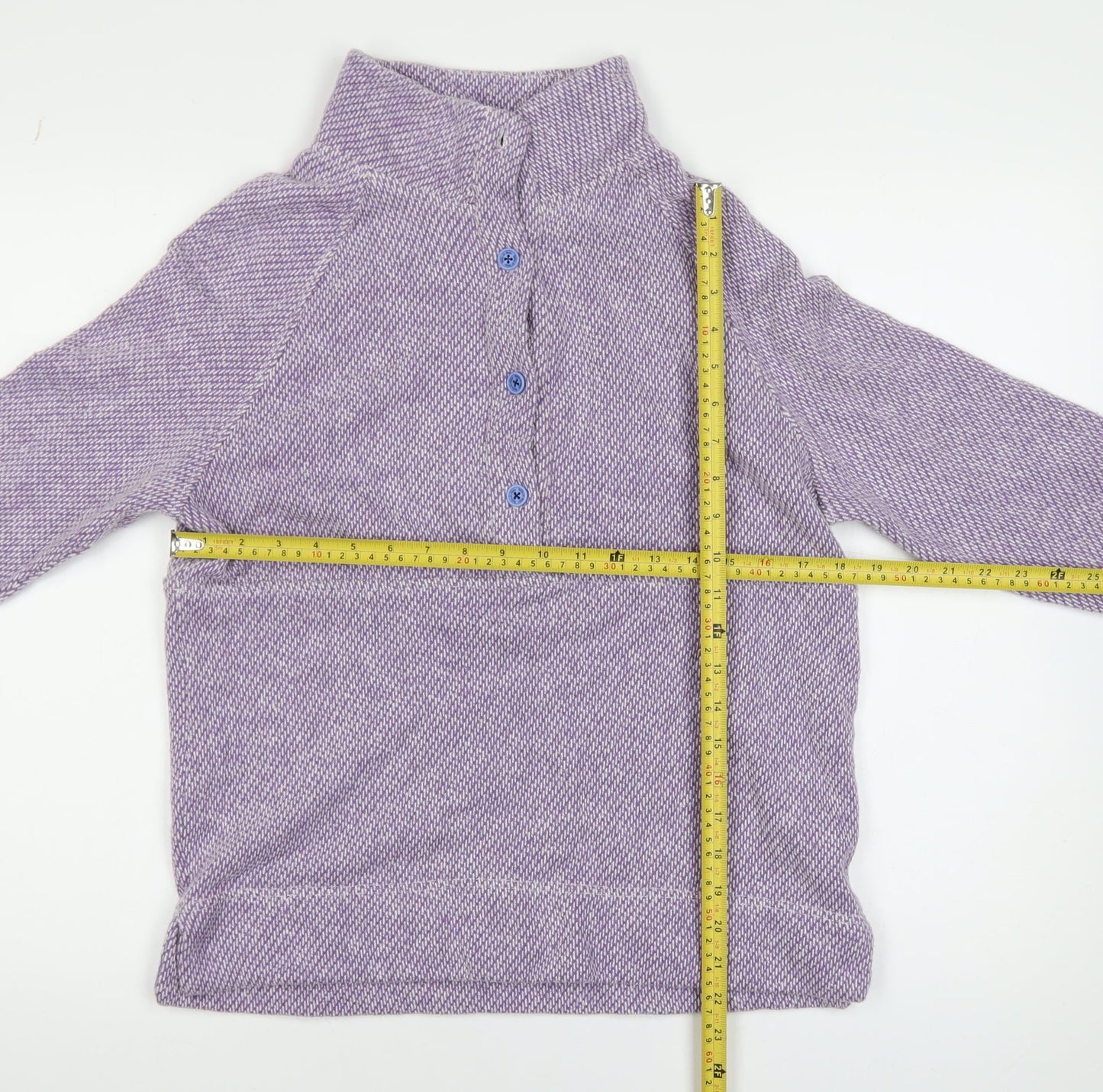Bella di Notte Women’s Purple Henley Knit Jumper Size 10
