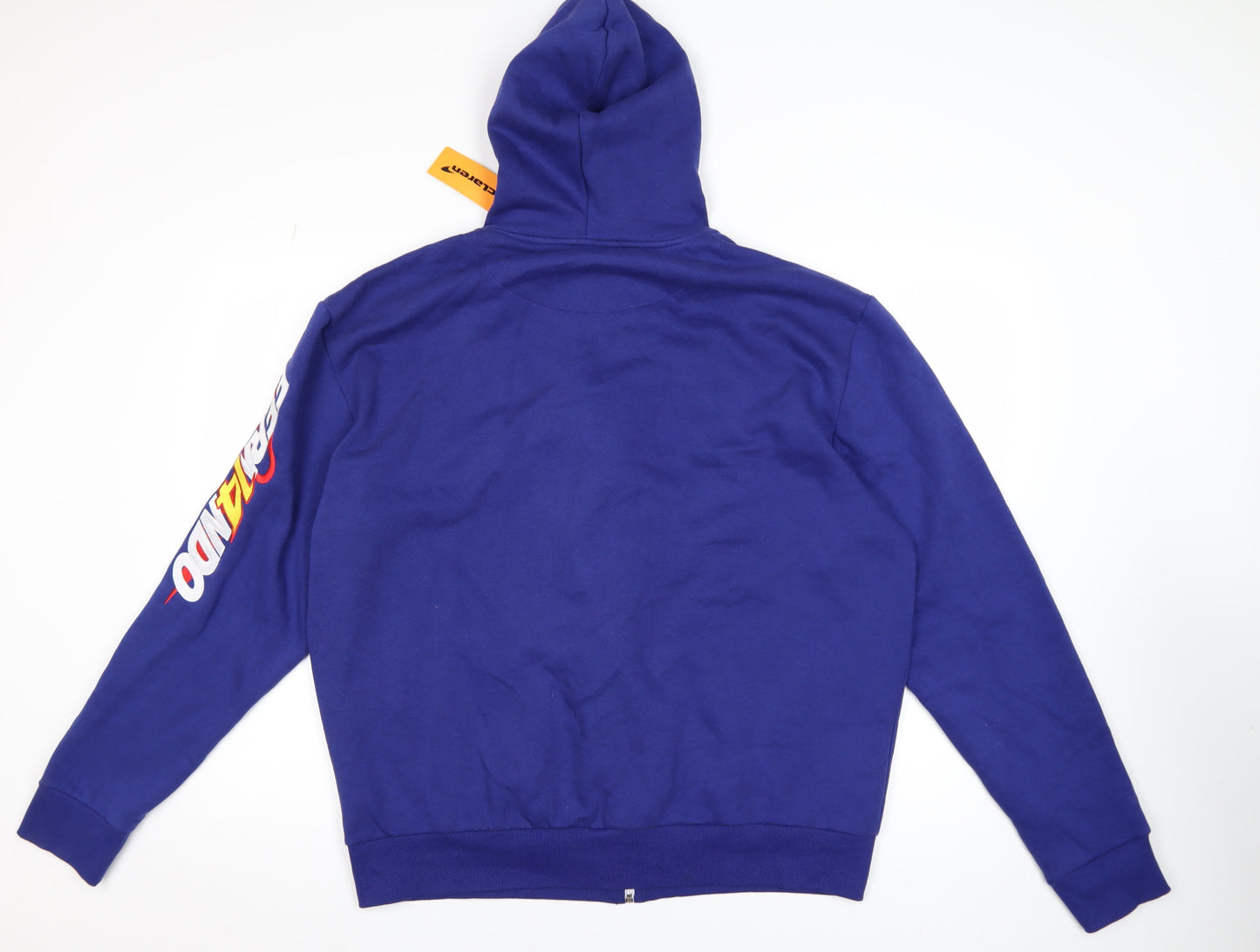 McLaren Men's Blue 2XL Full Zip Hooded Racing Jacket